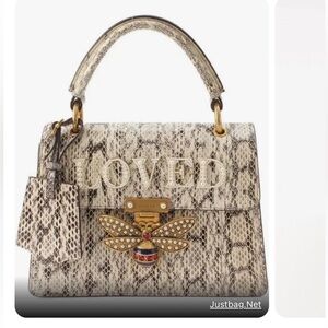 Gucci Queen Margaret Python Handbag